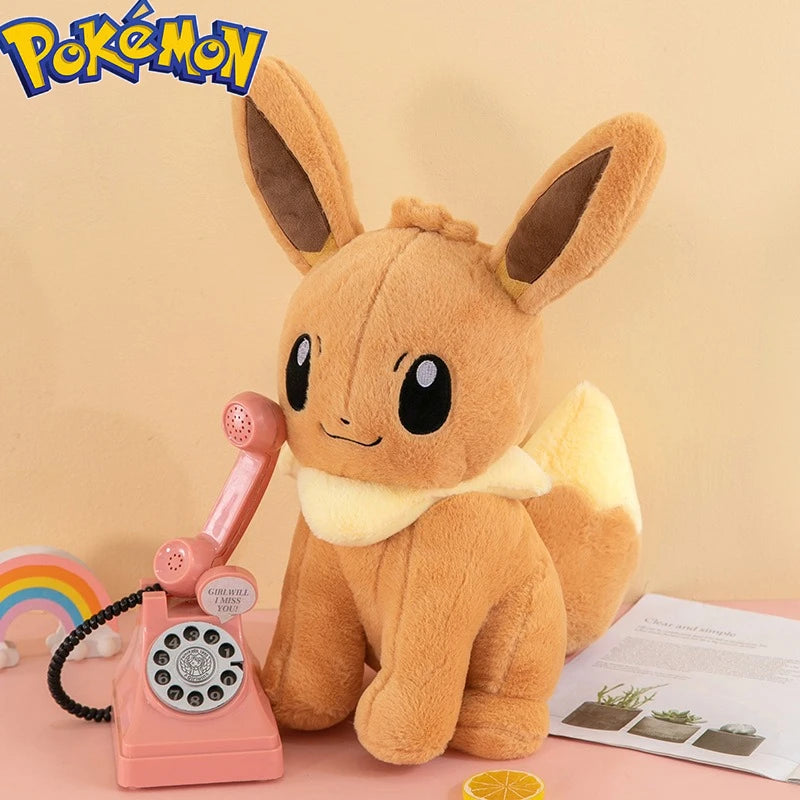 Pokémon Eevee Plush Pillow – Soft Stuffed Toy, 45/55/75 cm