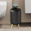 Automatic Smart Trash Can with Lid – Small Plastic Motion Sensor Waste Bin for Bedroom, Bathroom & Kitchen