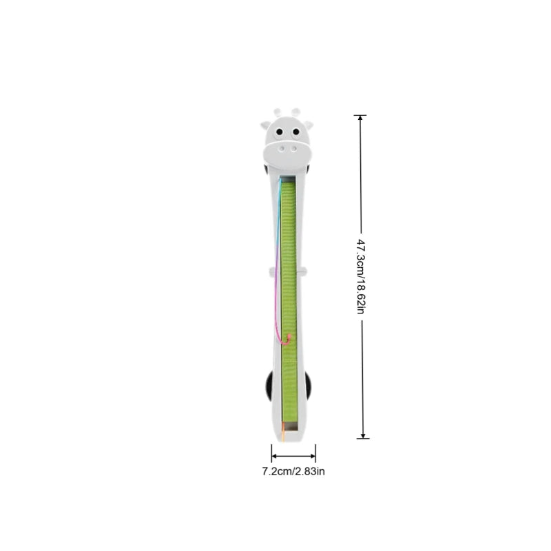 Fully Automatic Giraffe Cat Teasing Machine | Interactive Wall Mounted Rope Toy for Cats