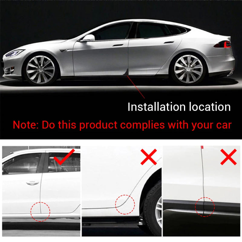 2Pcs Silicone Car Door Corner Protector Sticker for Toyota CH-R Corolla RAV4 Prius Yaris Anti-Collision Guard Cover