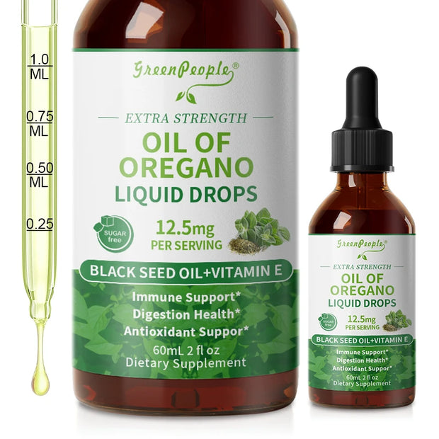 Oil of Oregano Immune Support Drops 60ml - Natural Wellness for Your Health