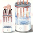 USB Powered Makeup Brush Cleaner & Dryer – Battery-Free Plug & Play Cosmetic Brush Cleaning Tool