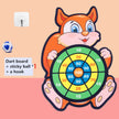 Montessori Cartoon Animal Dart Board Sticky Ball Game for Kids 2-4 Years Educational Interactive Toy Baby Family Indoor Activity