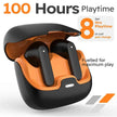 Bluetooth 5.4 TWS Wireless Bluetooth Earphones Ultra-low Latency Dual Microphone ENC Noise Cancelling in Ear Bluetooth Earphones
