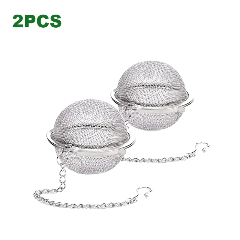 Stainless Steel Tea Infuser Ball with Chain Hook for Loose Leaf Tea