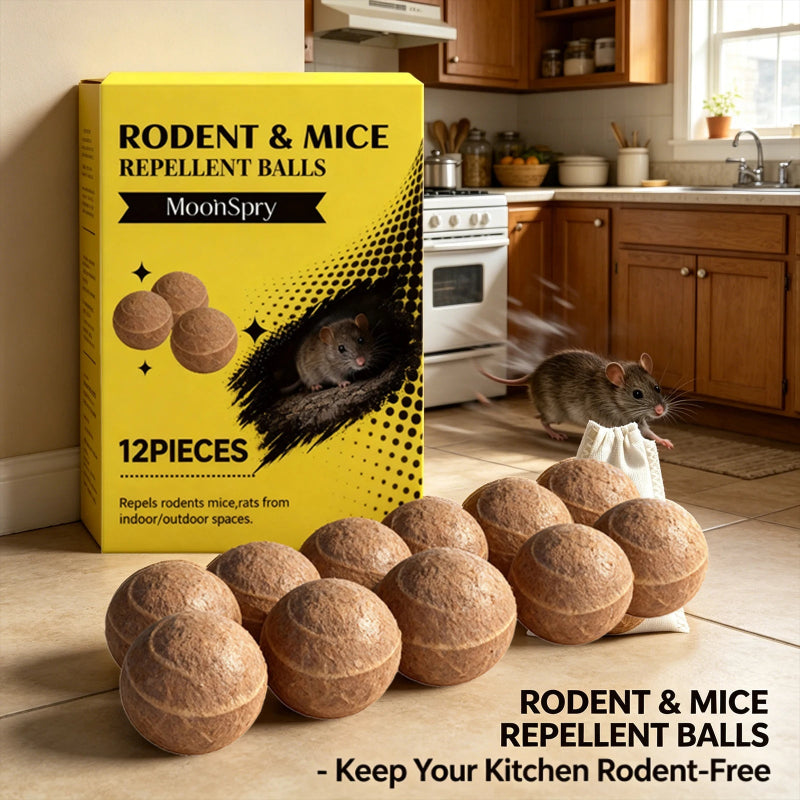 Peppermint Oil Mice Repellent Balls – Long-Lasting Natural Rat Repellent for Indoor & Outdoor Protection