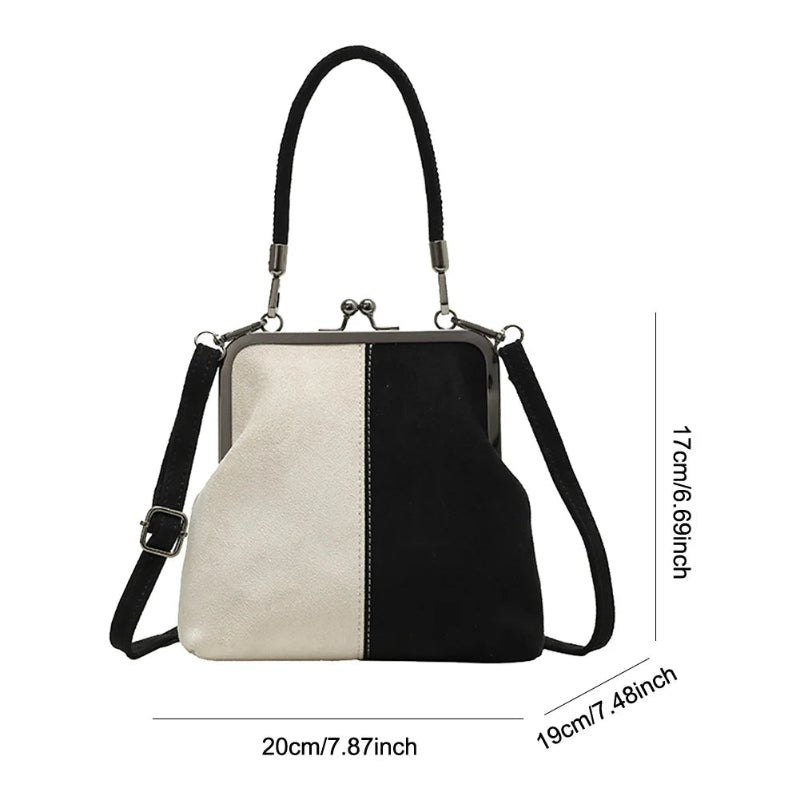 Women’s Two Tone Commuter Shoulder Bag