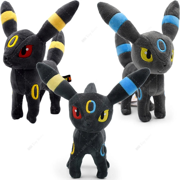 Pokémon Eevee Evolution Plush Toys – Umbreon, Sylveon & More, 18–22 cm