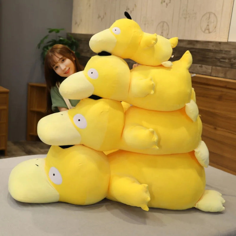 Pokémon Psyduck Plush Toy – Soft Stuffed Animal, 30–100 cm & 18 cm Pendant