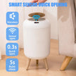 Automatic Smart Trash Can with Lid – Small Plastic Motion Sensor Waste Bin for Bedroom, Bathroom & Kitchen