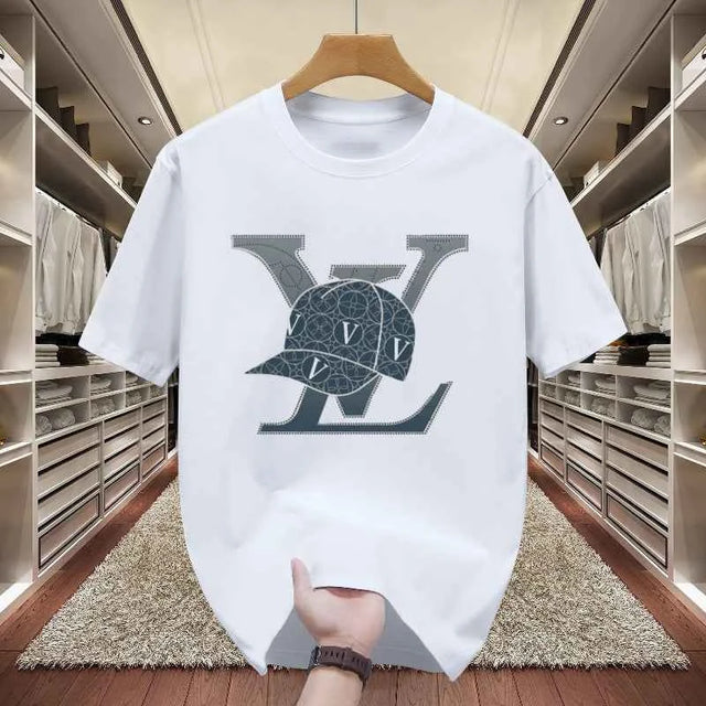 Louis Vuitton Logo Graphic T-shirt – Stylish Casual Wear for Men | Multi-Color Options