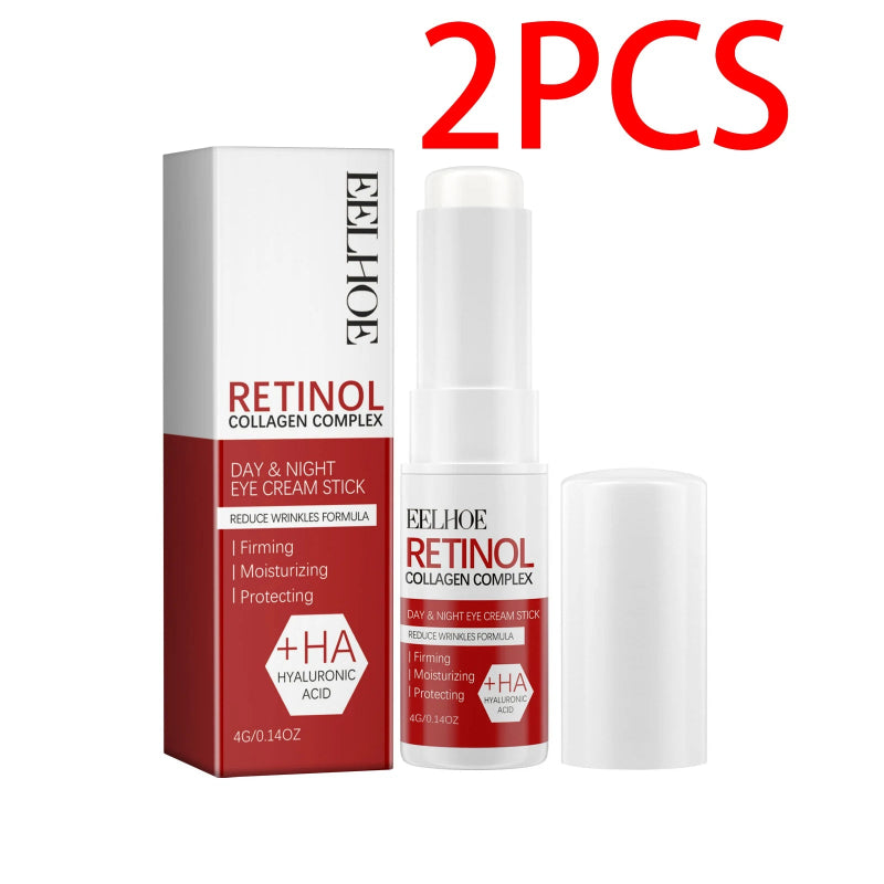 EELHOE Retinol Collagen Eye Cream Stick - Advanced Day & Night Formula, 0.14 oz