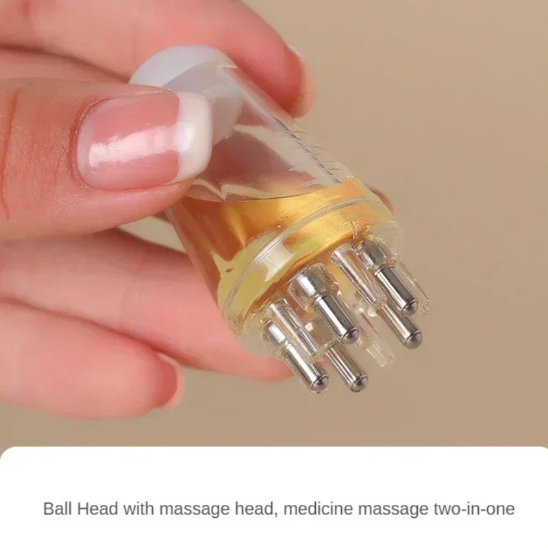 6ml Scalp Applicator Mini Head Massager Roller Ball Brush – Liquid Oil Applicator Massage Comb