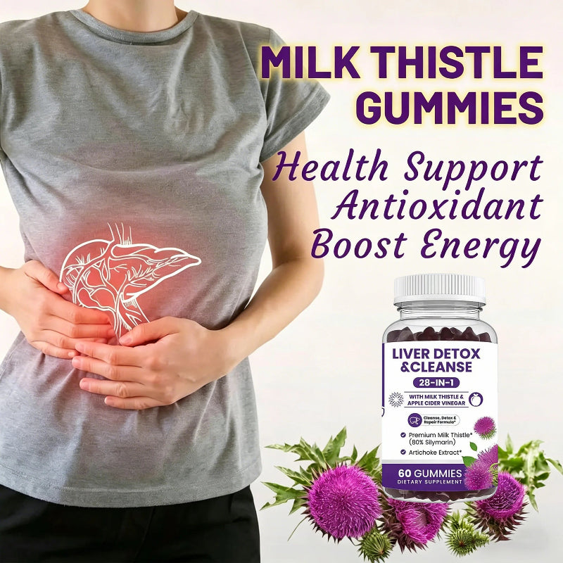 Liver Cleanse & Detox Gummies – Digestion, Immunity & Metabolism Support