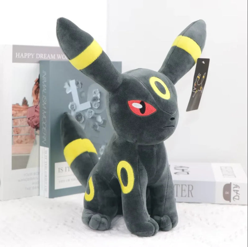 Pokémon Eevee Evolution Plush Toys – Eevee, Sylveon, Umbreon & More, 10-Inch Soft Plush