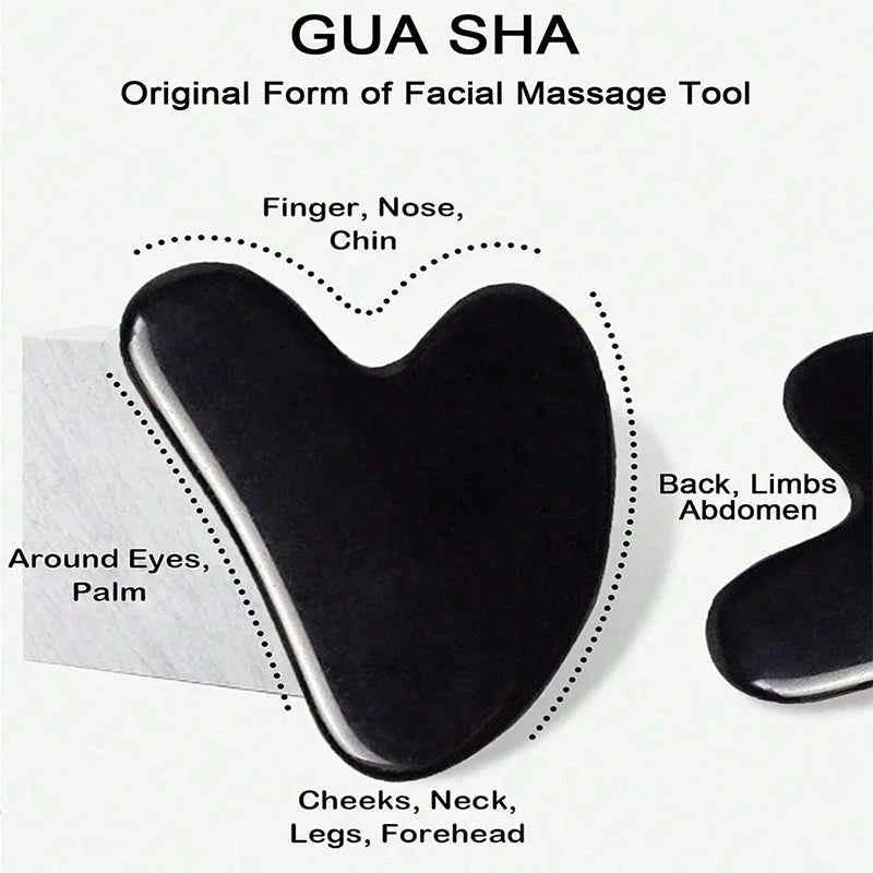 Optional 1Pcs 2Pcs 3Pcs Ice Face Roller Gua Sha Tool Set Portable Household Facial Massage Skin‑Care Accessory