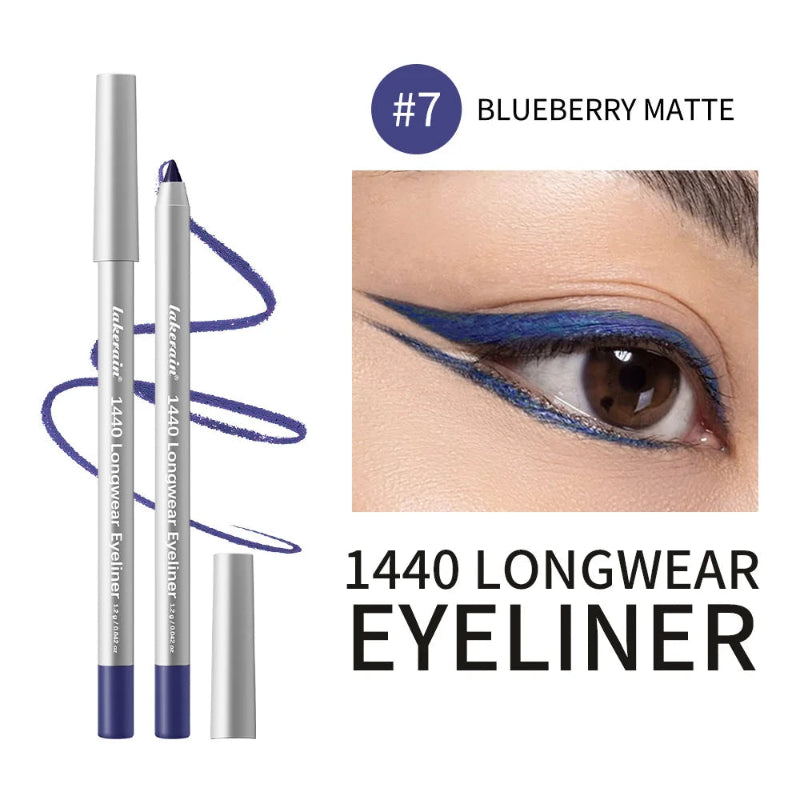 12 Colors Eyeliner Pencil – Long-Lasting Waterproof Smudge-Proof Smokey Eye Makeup