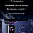 199-Speed Portable Turbo Handheld Fan with Semiconductor Ice Cooling, Digital Display & Type-C Charging