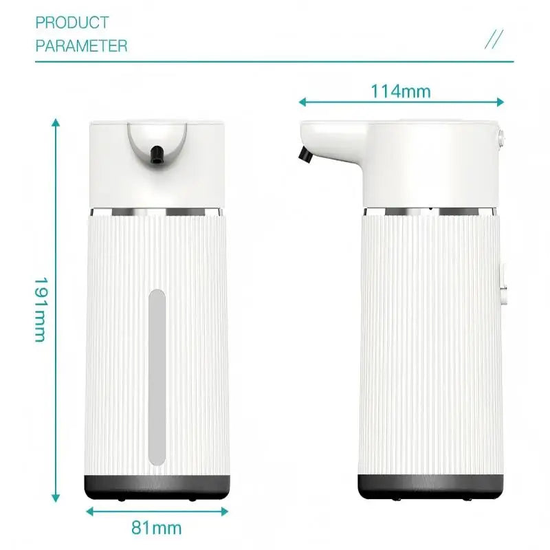 420ML Automatic Smart Sensor Soap Dispenser – Wall-Mounted Electric Foam & Liquid Pump
