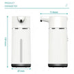 420ML Automatic Smart Sensor Soap Dispenser – Wall-Mounted Electric Foam & Liquid Pump