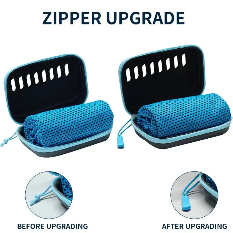 30×80cm Cooling Sports Towel with EVA Case