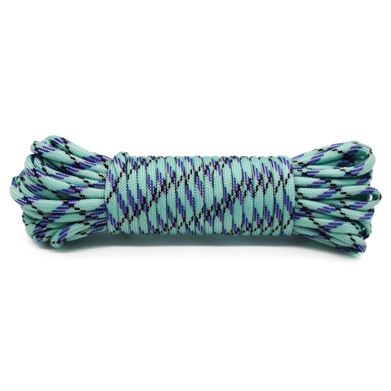 550 Paracord Rope 4mm 7-Core Survival Cord 5m/15m/30m Outdoor Camping Hiking Utility Rope