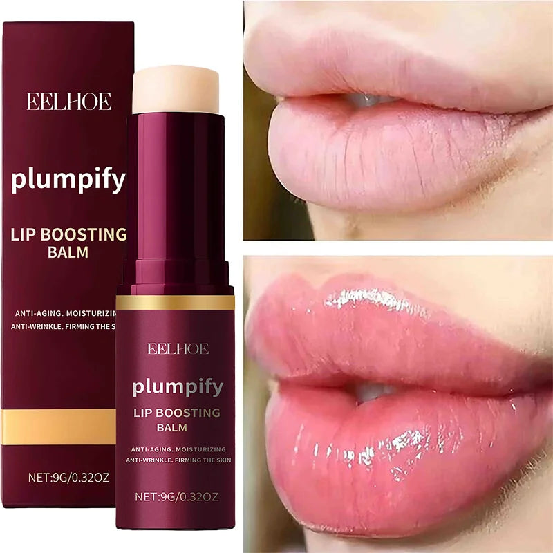 Fast Plumping Lip Balm – Moisturizing Gloss Oil Lip Plumper for Soft Fuller-Looking Lips & Daily Care