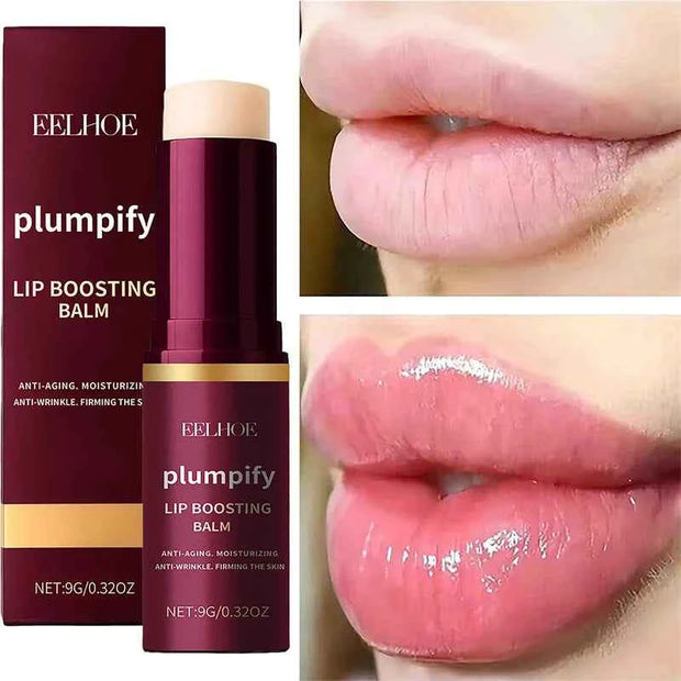 Fast Plumping Lip Balm – Moisturizing Gloss Oil Lip Plumper for Soft Fuller-Looking Lips & Daily Care