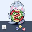 Montessori Cartoon Animal Dart Board Sticky Ball Game for Kids 2-4 Years Educational Interactive Toy Baby Family Indoor Activity