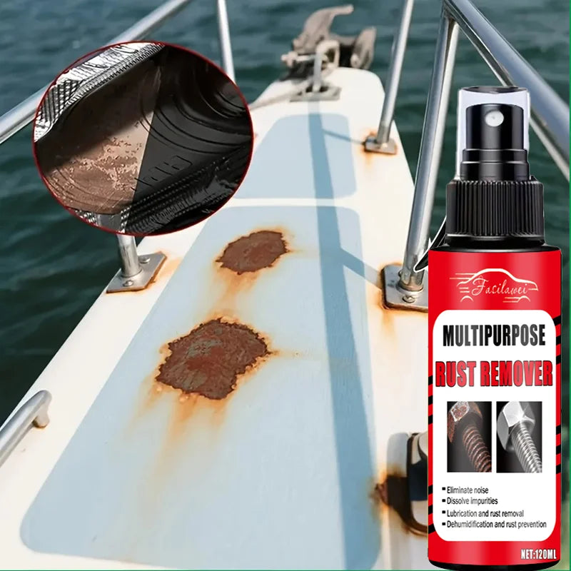 120ml Marine Rust Remover for Boat Railings & Metal Surfaces