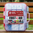 RHINO RESCUE 350 Piece First Aid Kit OSHA Emergency Medical Supplies with Portable Case for Home, Office & School