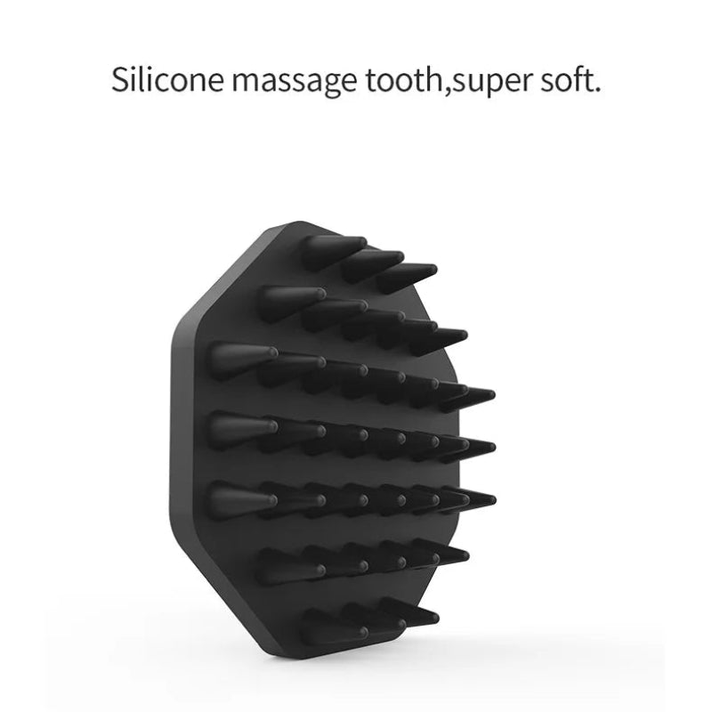 Shampoo Brush Silicone Scalp Massager – Soft Hair Washing Brush for Deep Cleaning