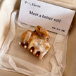 Vintage Wash Pattern Hair Claw Clip for Women