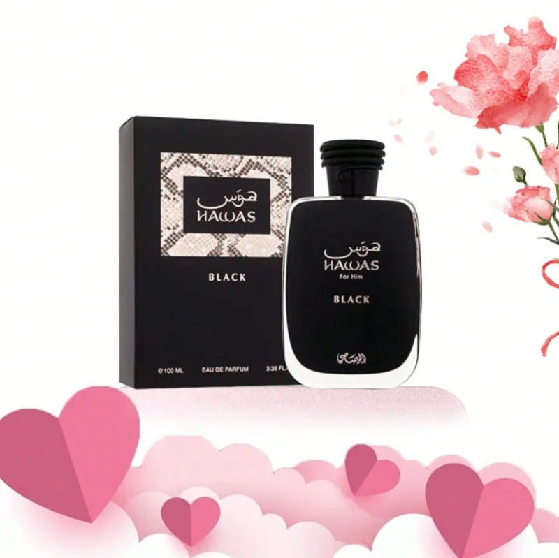 HAAQAS Black For Him Eau de Parfum 100ml – Black Men’s Perfume
