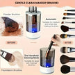 USB Powered Makeup Brush Cleaner & Dryer – Battery-Free Plug & Play Cosmetic Brush Cleaning Tool