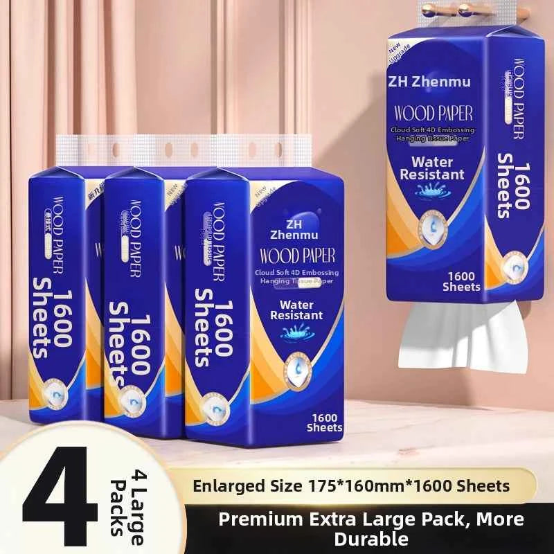 1600 Sheets Of Hanging Type Paper, Increased Dosage, Hand Towel, Affordable Packaging, Facial Tissue, Toilet Paper