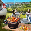 KL1 Cast Iron Charcoal & Alcohol Stove Portable Outdoor Cooking Stove for Camping, Picnic, BBQ & Preppers Gear