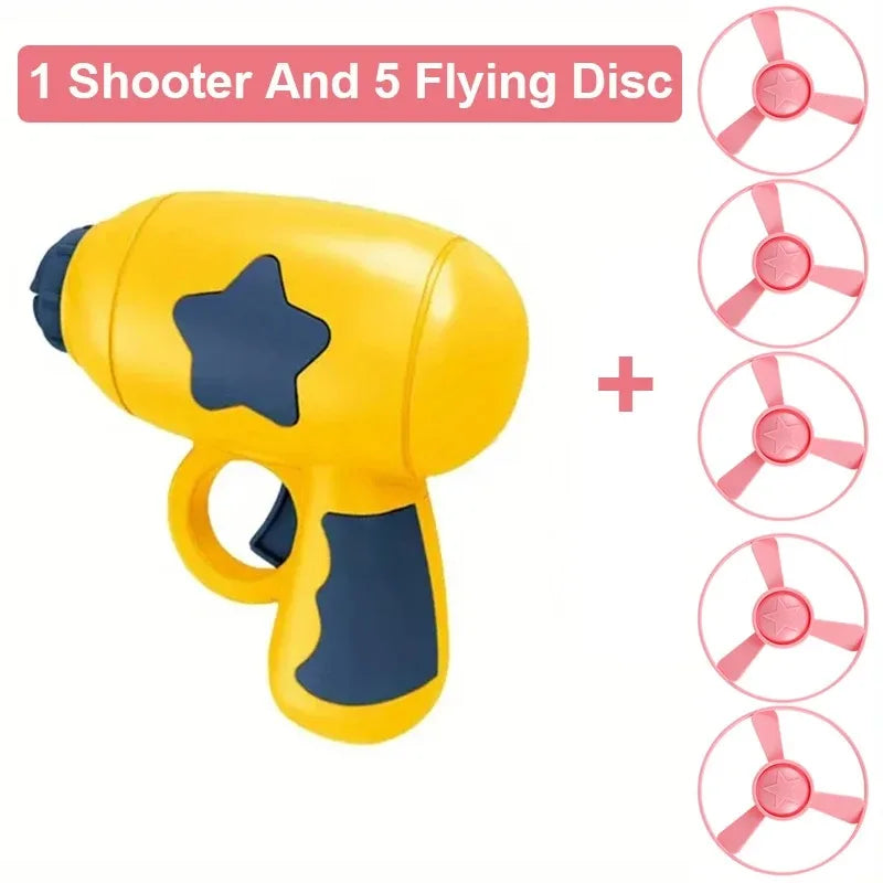 Interactive Cat Flying Disc Toy Launch Gun Pet Training Toy Mini Shooting Game for Kitten Chasing Exercise Fun Pet Supplies