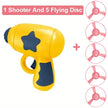 Interactive Cat Flying Disc Toy Launch Gun Pet Training Toy Mini Shooting Game for Kitten Chasing Exercise Fun Pet Supplies