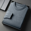 Men’s Classic Crewneck Knit Pullover Sweater – Long Sleeve Solid Color Casual Knitwear