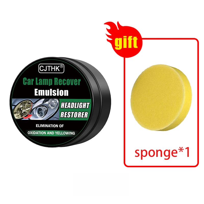 Car Headlight Restoration Polishing Kit Scratch & Oxidation Remover