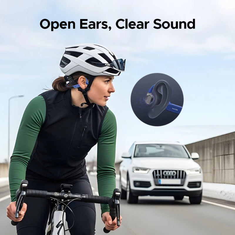 DOOGEE BoneBeat Swim Lite Bone Conduction Sports Headphones with Bluetooth 5.4, Waterproof Wireless Design & Swimming Support