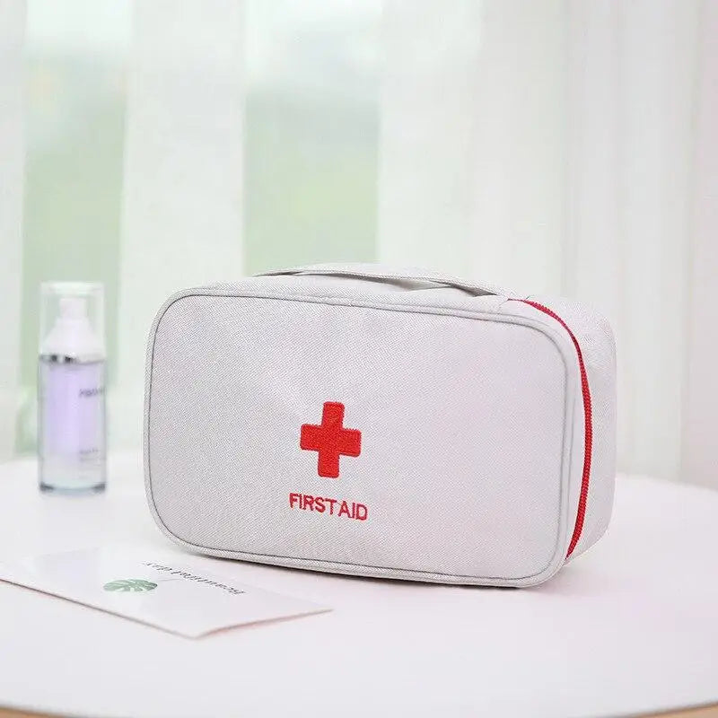 Portable Medium First Aid Pouch Empty Medical Supply Bag for Car Emergency and Survival Kits
