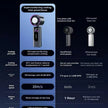 199-Speed Portable Turbo Handheld Fan with Semiconductor Ice Cooling, Digital Display & Type-C Charging