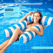 Inflatable Pool Lounger – Floating Chair with Backrest & Armrest | Multi-Color Adult Pool Float