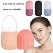 「Silicone Cube Tray Shape Face Facial Ice Roller Massage Face Massage Roller Facial Reusable Ice Face Roller Skincare Tool」