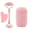 3-in-1 Ice Face Roller & Gua Sha Facial Skincare Set – Cooling Massage Beauty Tool Set for Face Care