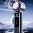 199-Speed Portable Turbo Handheld Fan with Semiconductor Ice Cooling, Digital Display & Type-C Charging