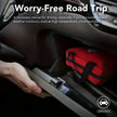 210-Piece Portable First Aid Kit with Red Zippered Medical Bag for Car, Travel and Outdoor Use