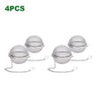 Stainless Steel Tea Infuser Ball with Chain Hook for Loose Leaf Tea